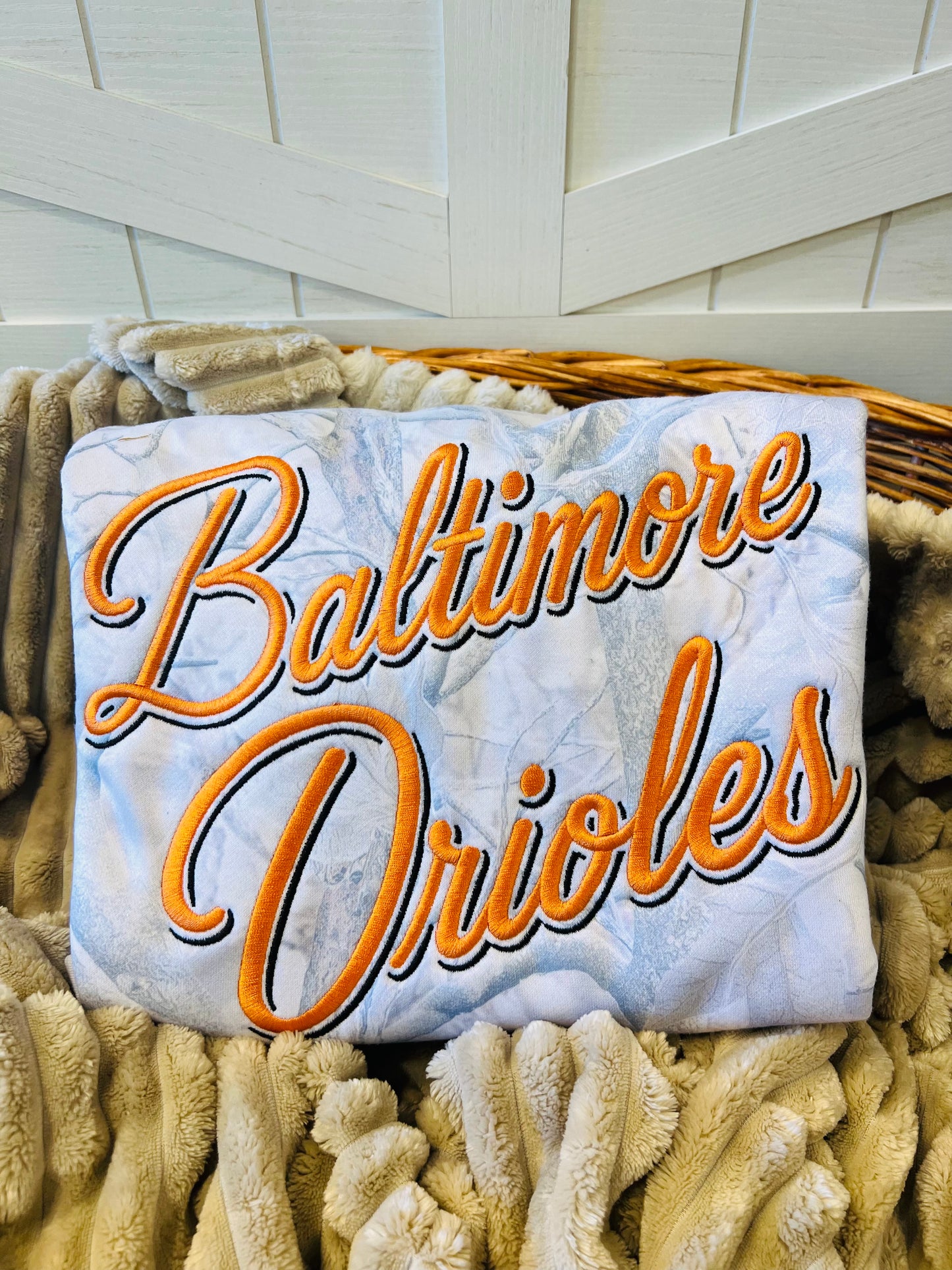 Embroidered Balt. Orio. Sweatshirt