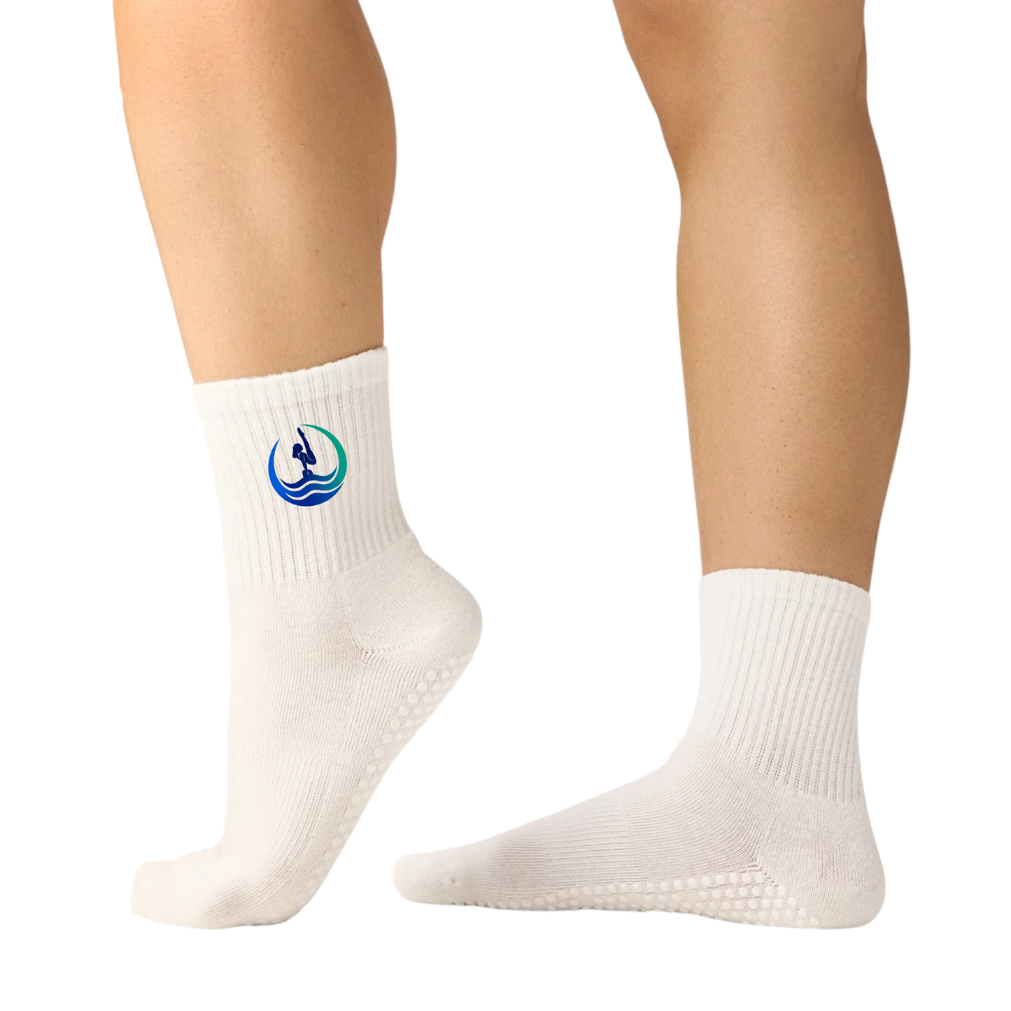 TGC Gymnastics Embroidered Grippy Socks