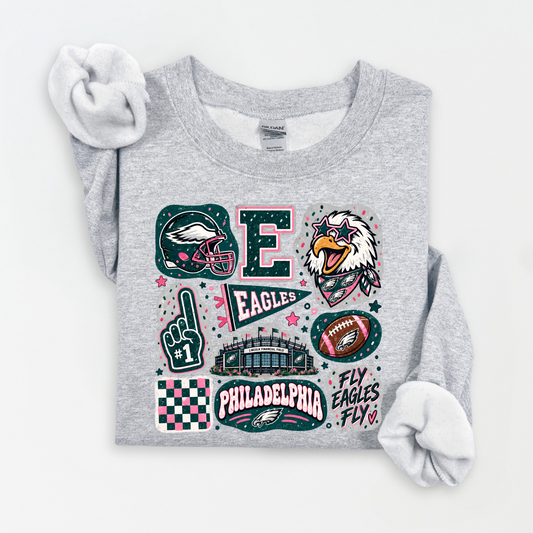 Phila. Eagles Doodle Sweatshirt