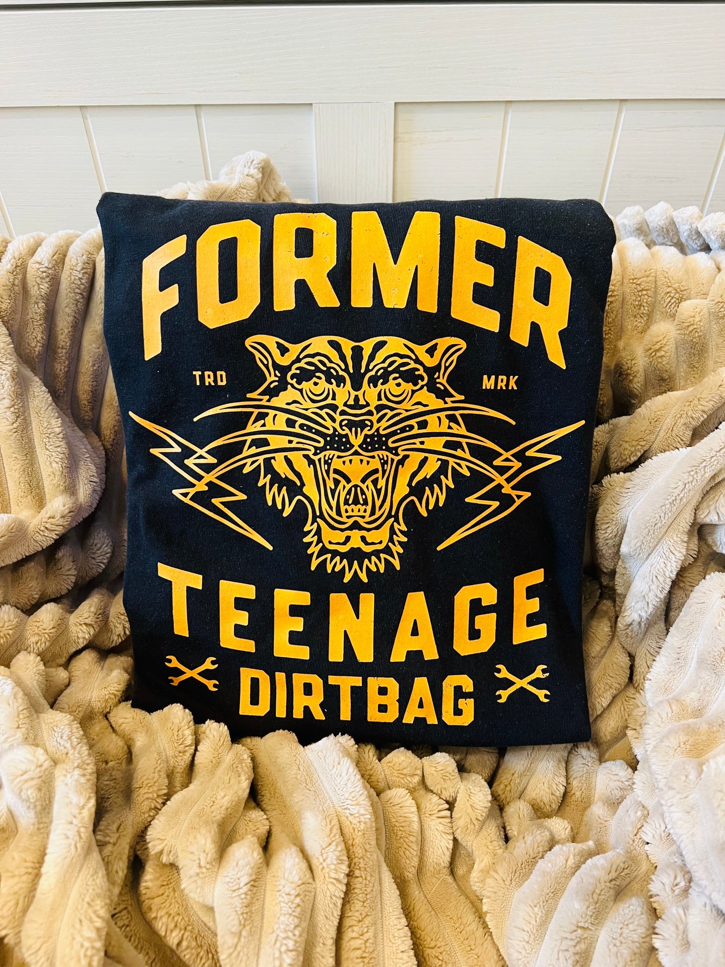 Printed Former Teenage Dirtbag - Black