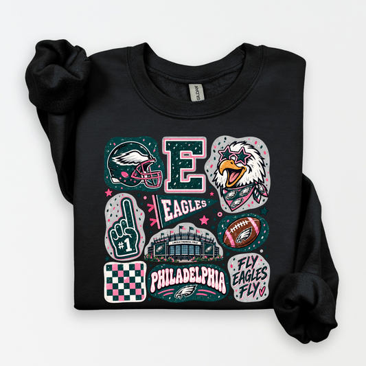 Phila. Eagles Doodle Sweatshirt