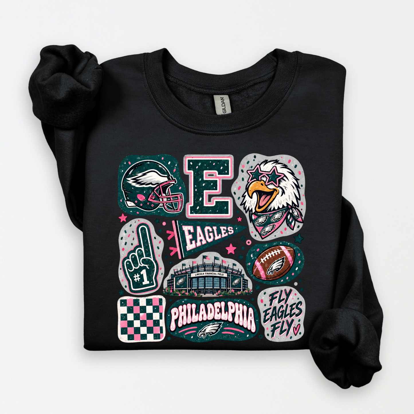Phila. Eagles Doodle Sweatshirt