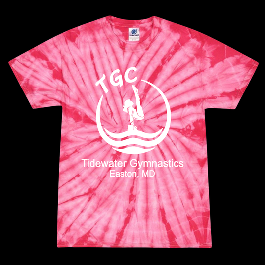 October TGC Pink Tie Dye Tee - Youth