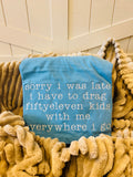 Embroidered Fiftyeleven Kids - Sapphire Tee