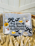 Embroidered Little Treats Halloween Sweatshirt