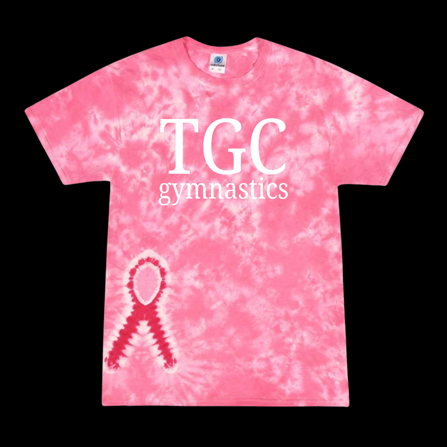 October Ribbon TGC Tie Dye Tee - Youth