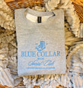 Embroidered Blue Collar Wives Sweatshirt