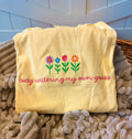 Embroidered Watering My Own Grass Tee