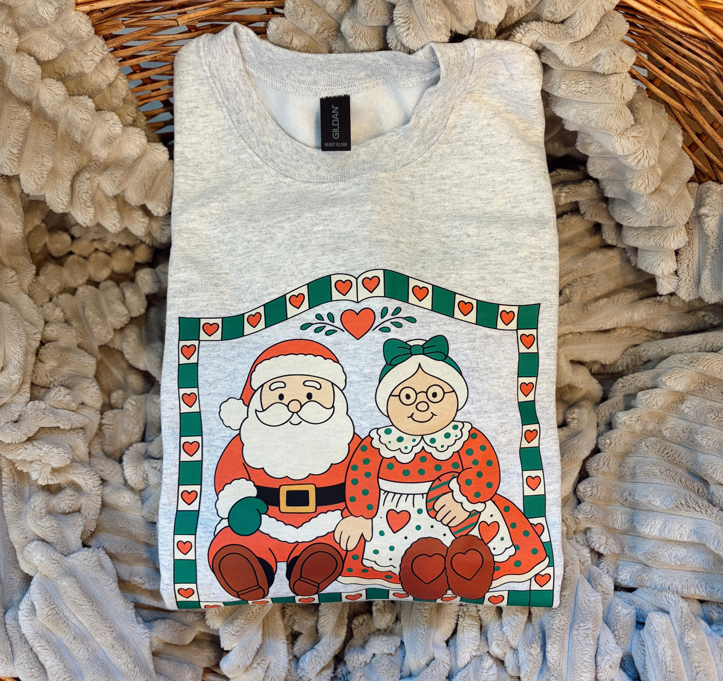 Printed Claus Grannycore Sweatshirt