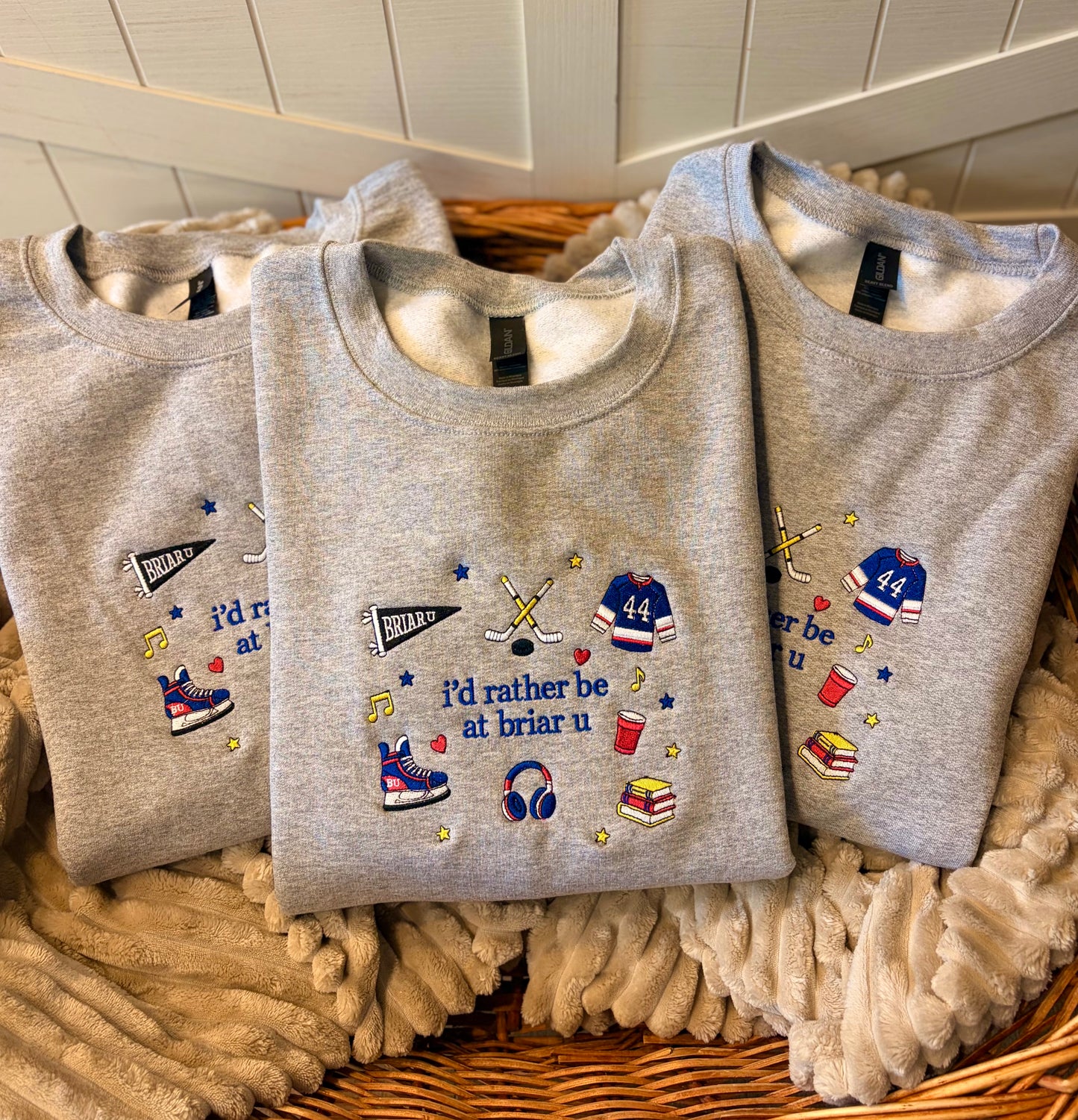 Embroidered I’d Rather Be At Briar U Sweatshirt